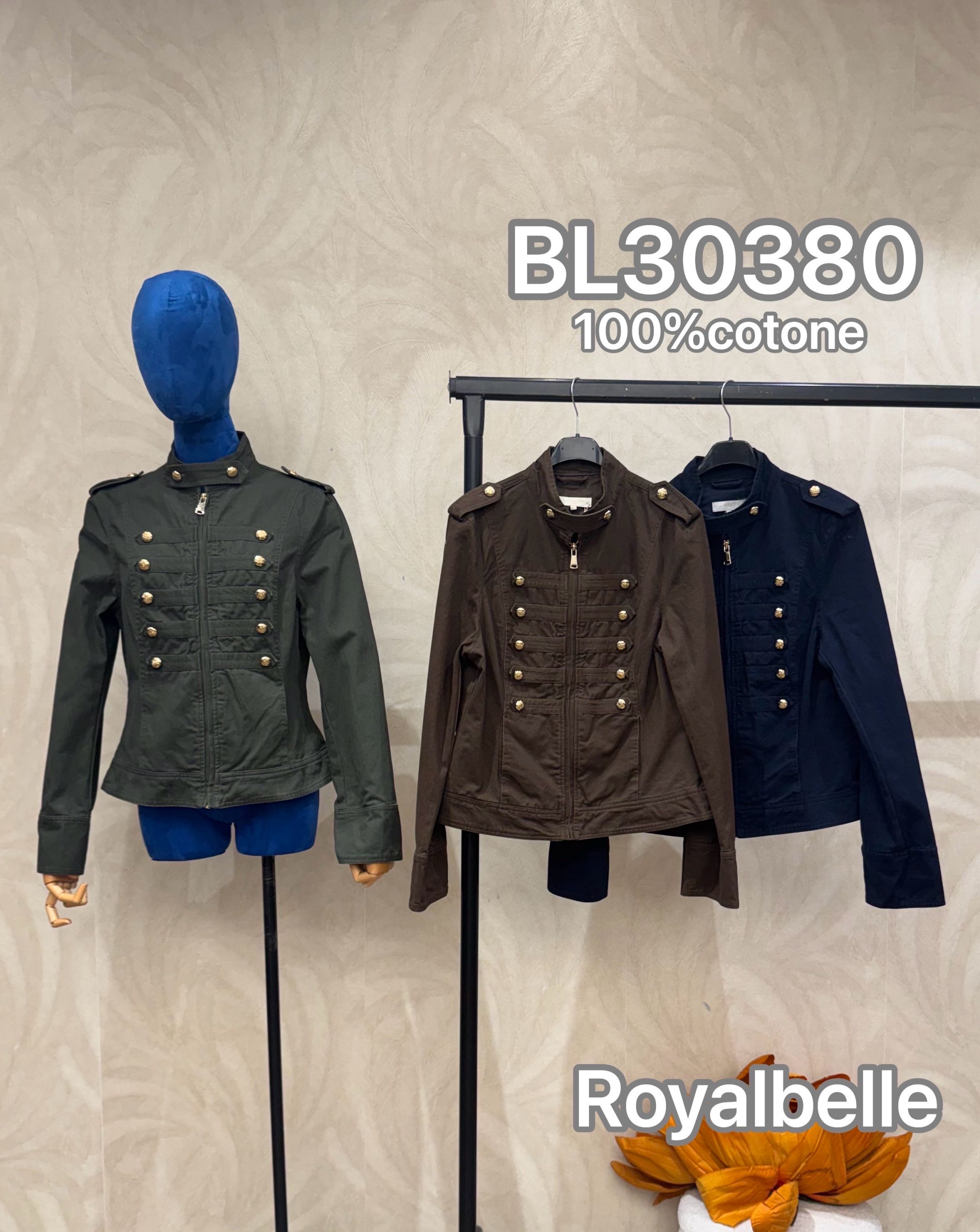 Military Stand-Collar Jacket