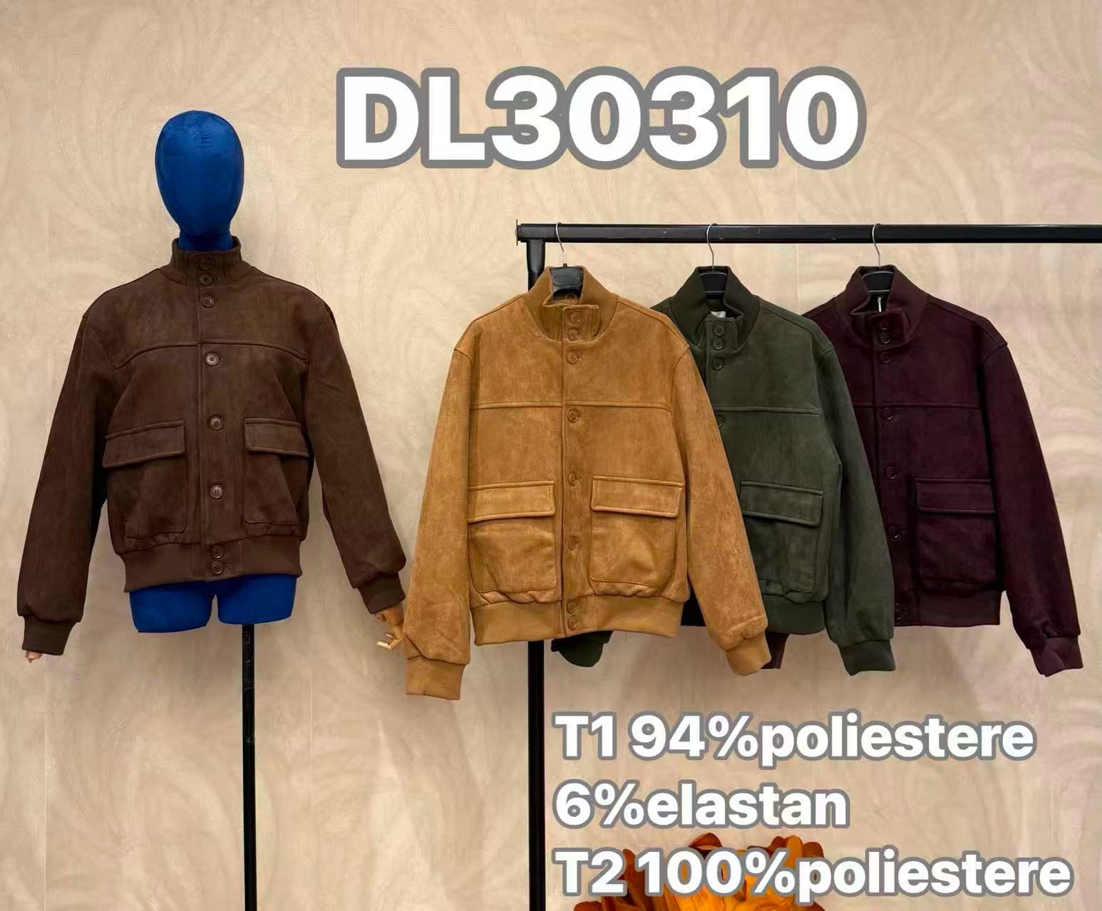 Stand-Collar Jacket