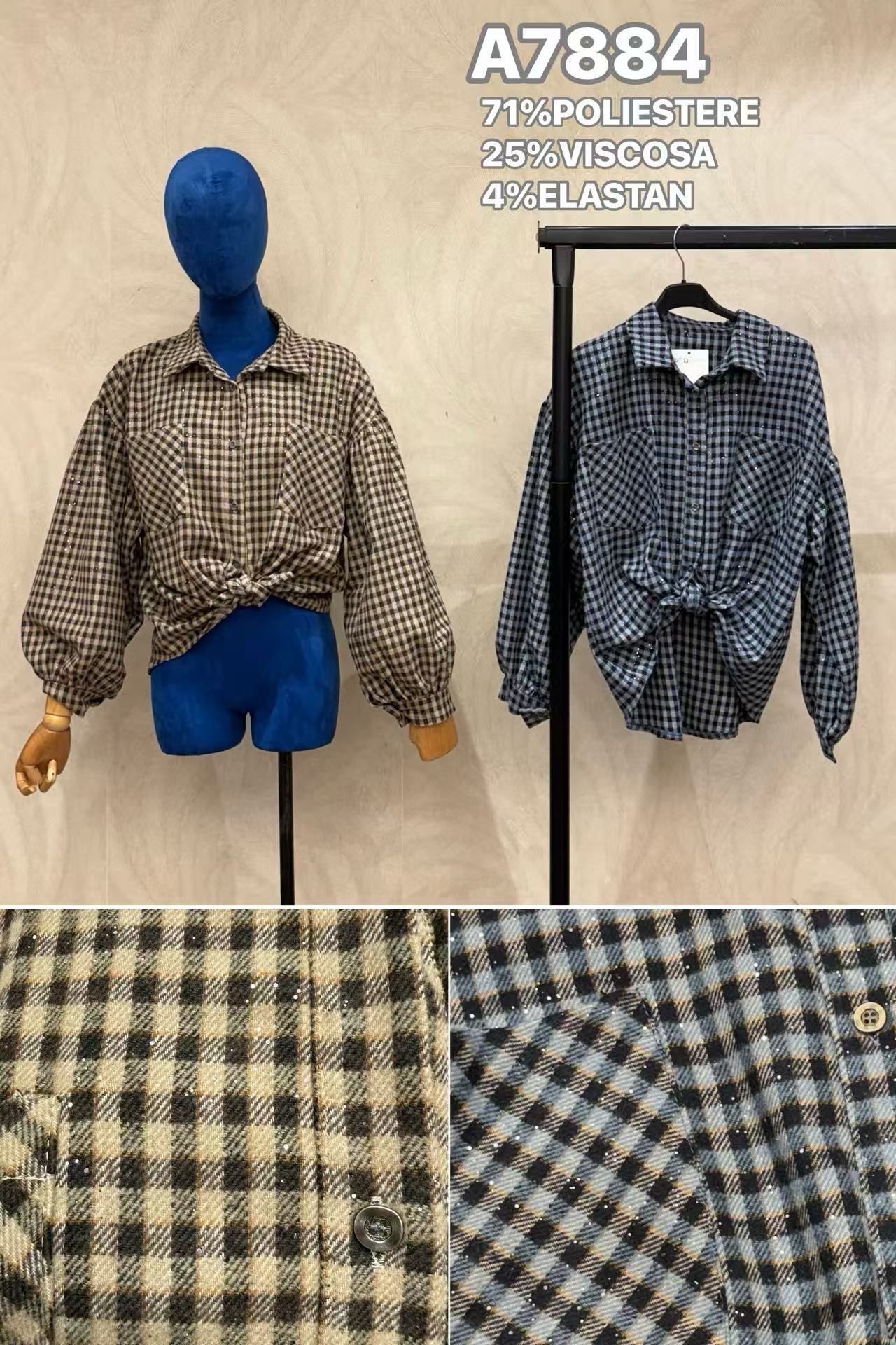 Relaxed Checked Shacket