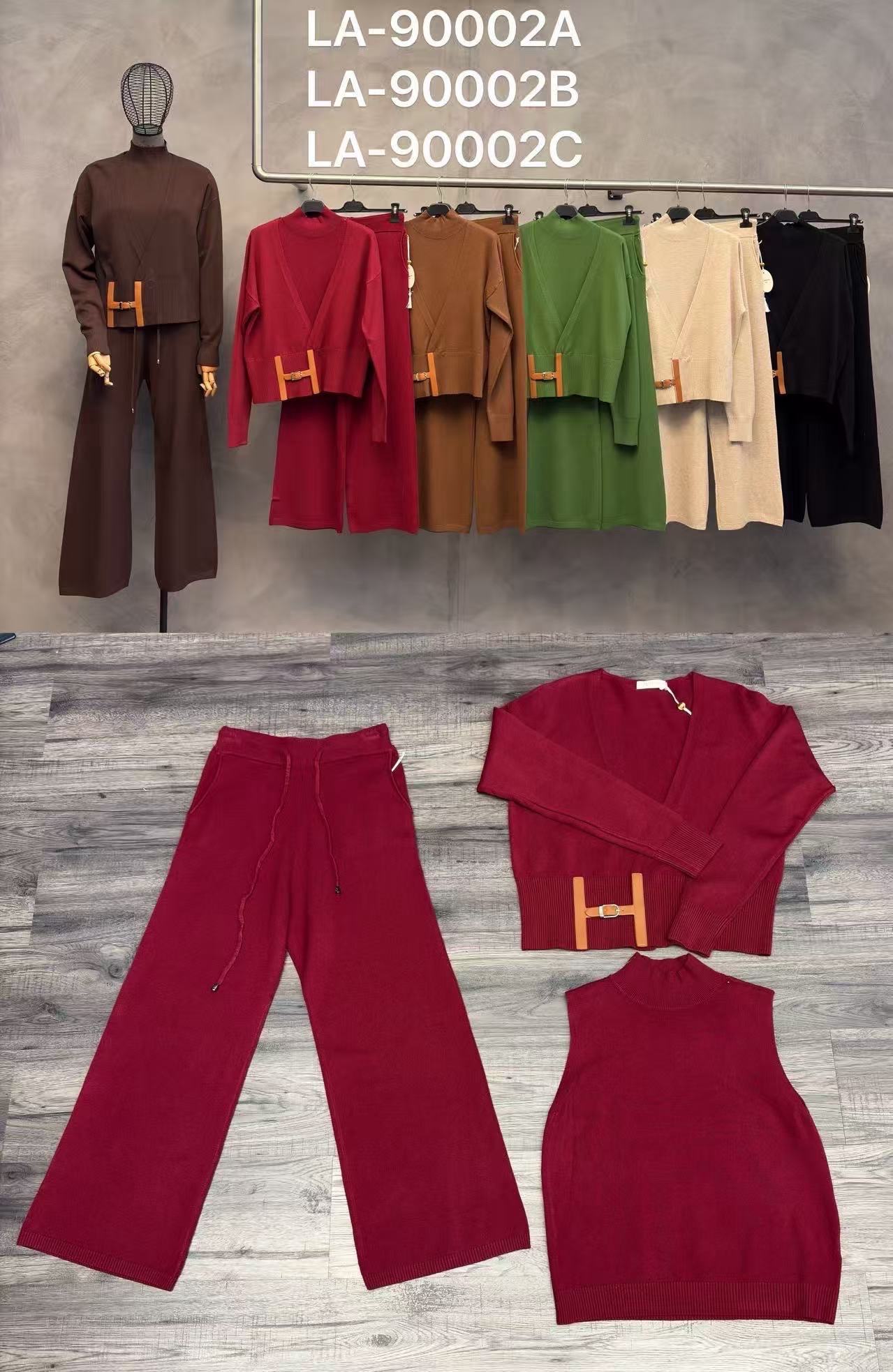 V‑Neck Knit Set