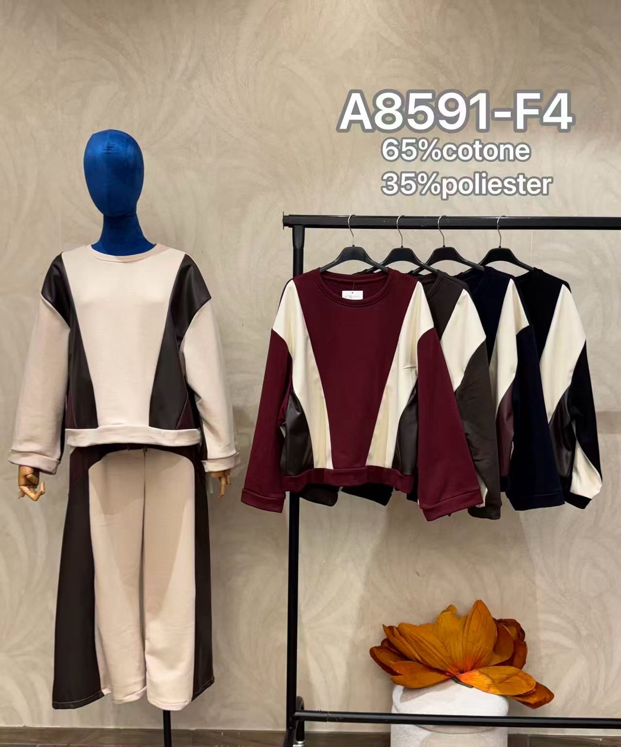 Regular Color-Block Sweatshirt