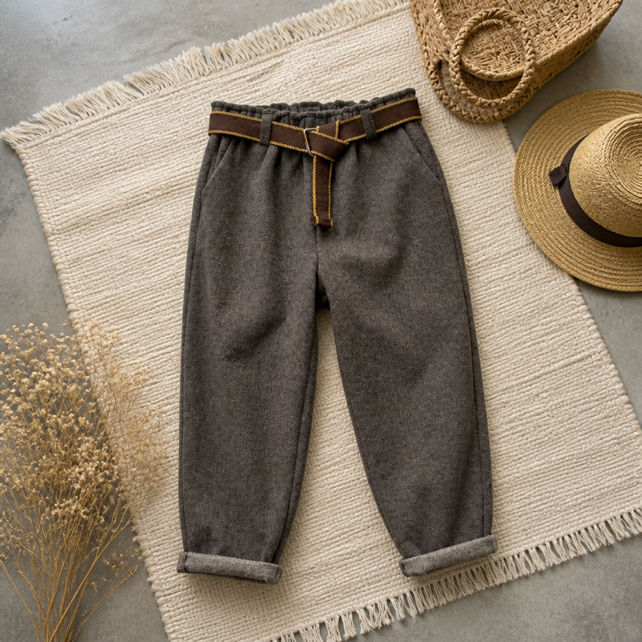 Tailored Joggers with Belt