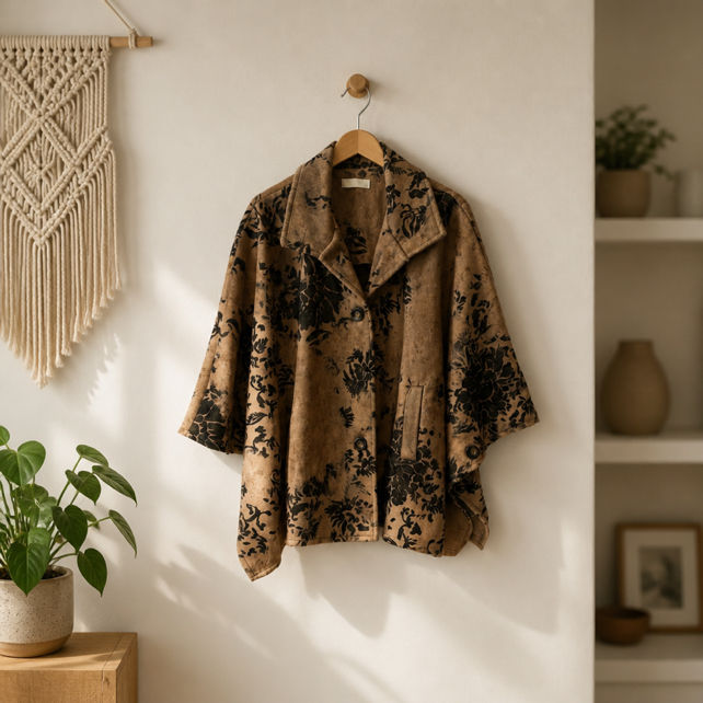 Relaxed Floral Jacket