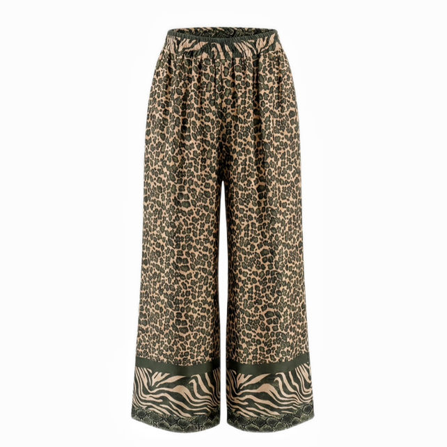 Wide High‑Waist Trousers