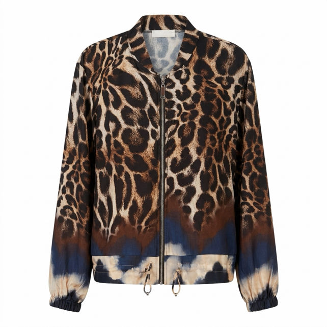 Bomber Jacket with Drawcords
