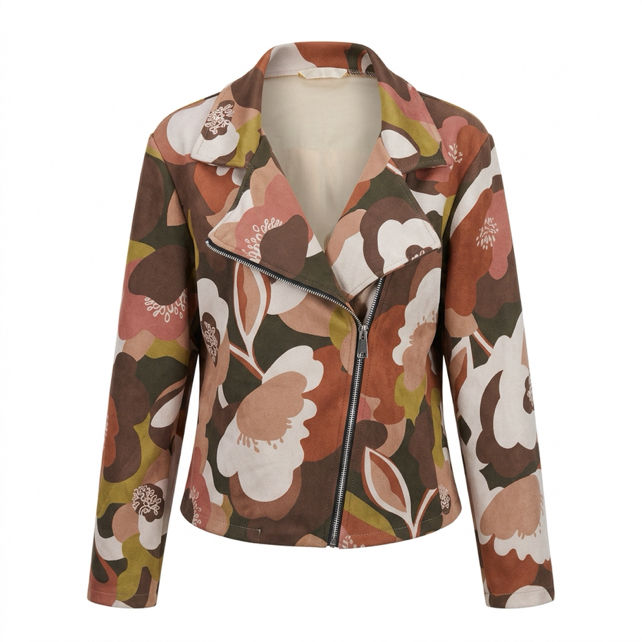 Cropped Floral Jacket