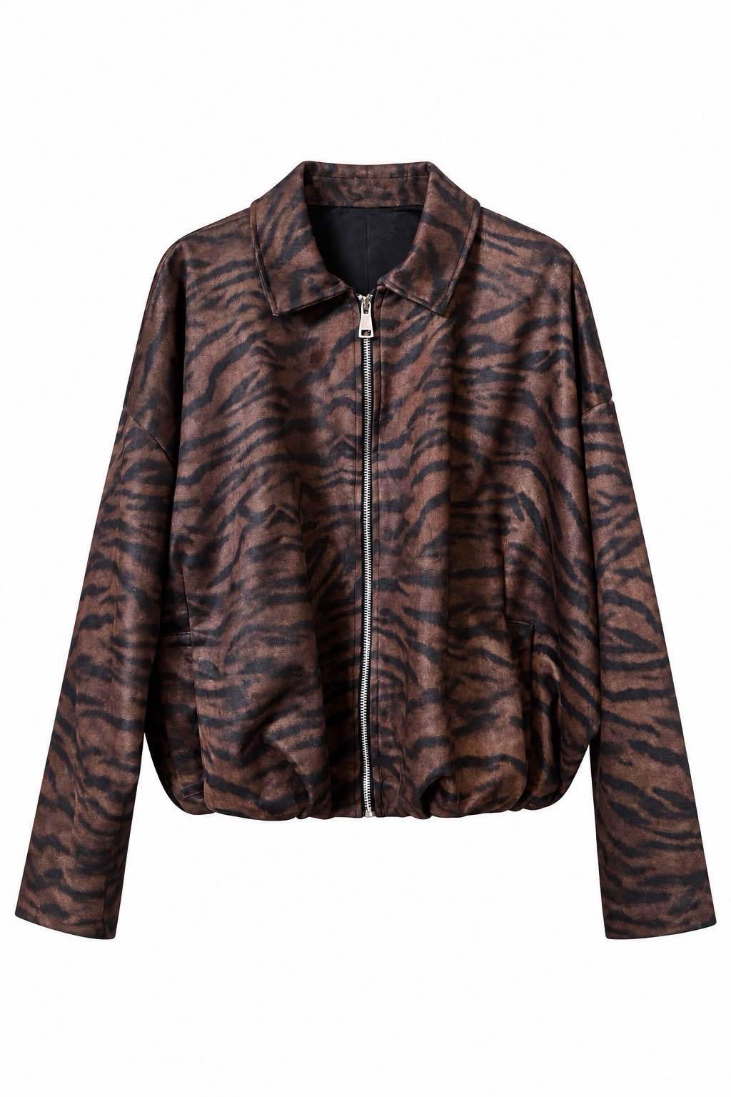 Oversize Jacket with Collar