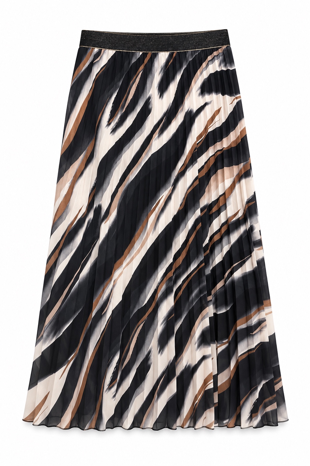 Pleated Maxi Skirt