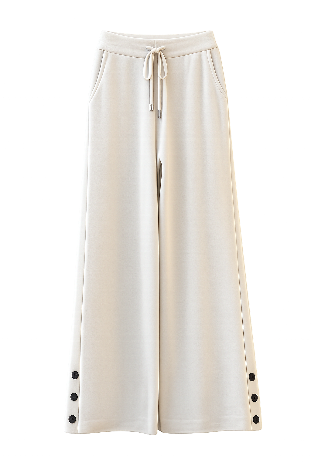 Wide‑Leg Trousers with Drawstring