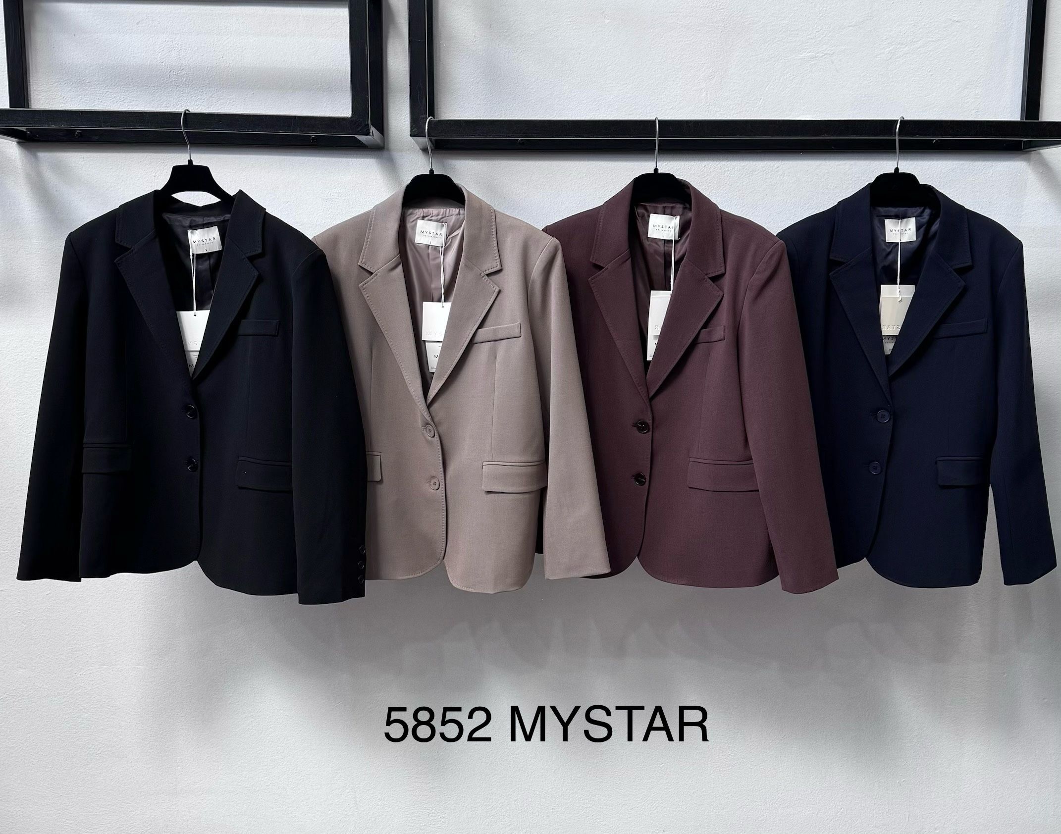Tailored Hip-Length Blazer