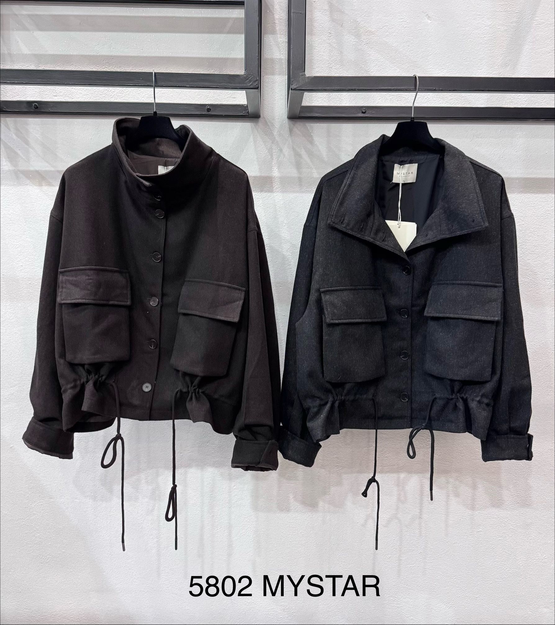 Relaxed Jacket with Drawcord