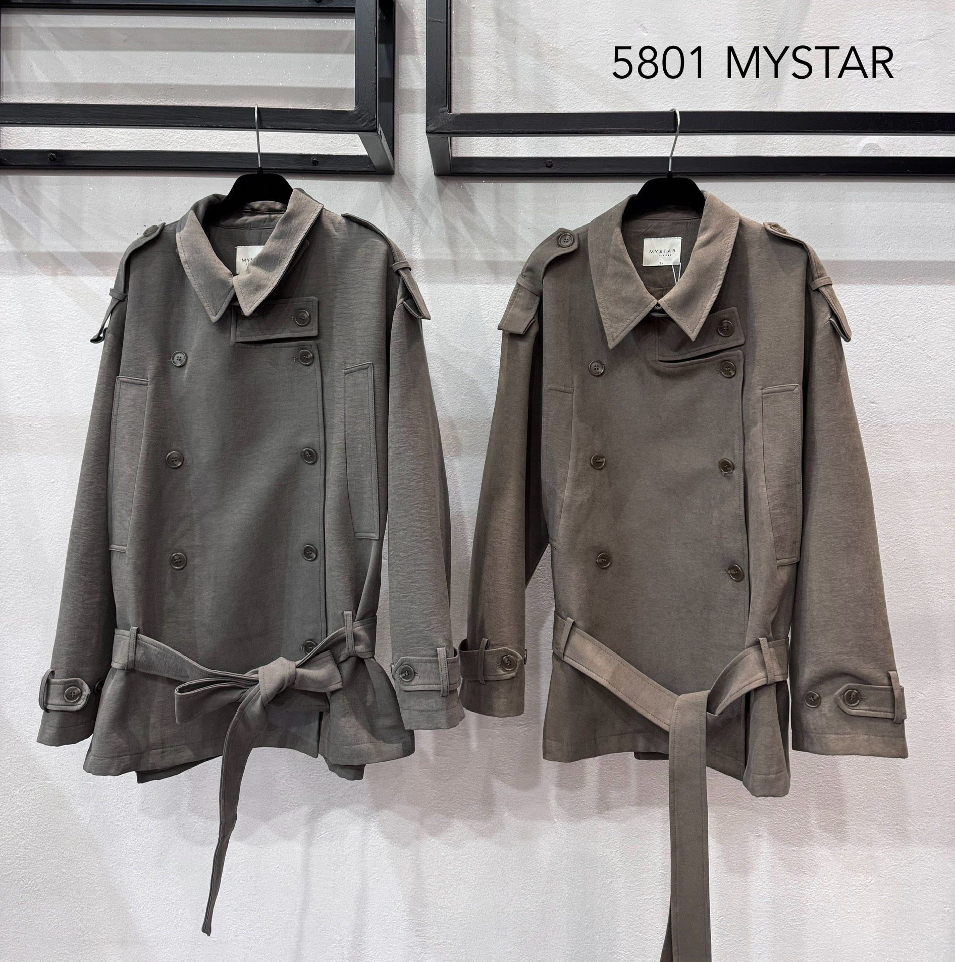 Long Double-Breasted Coat