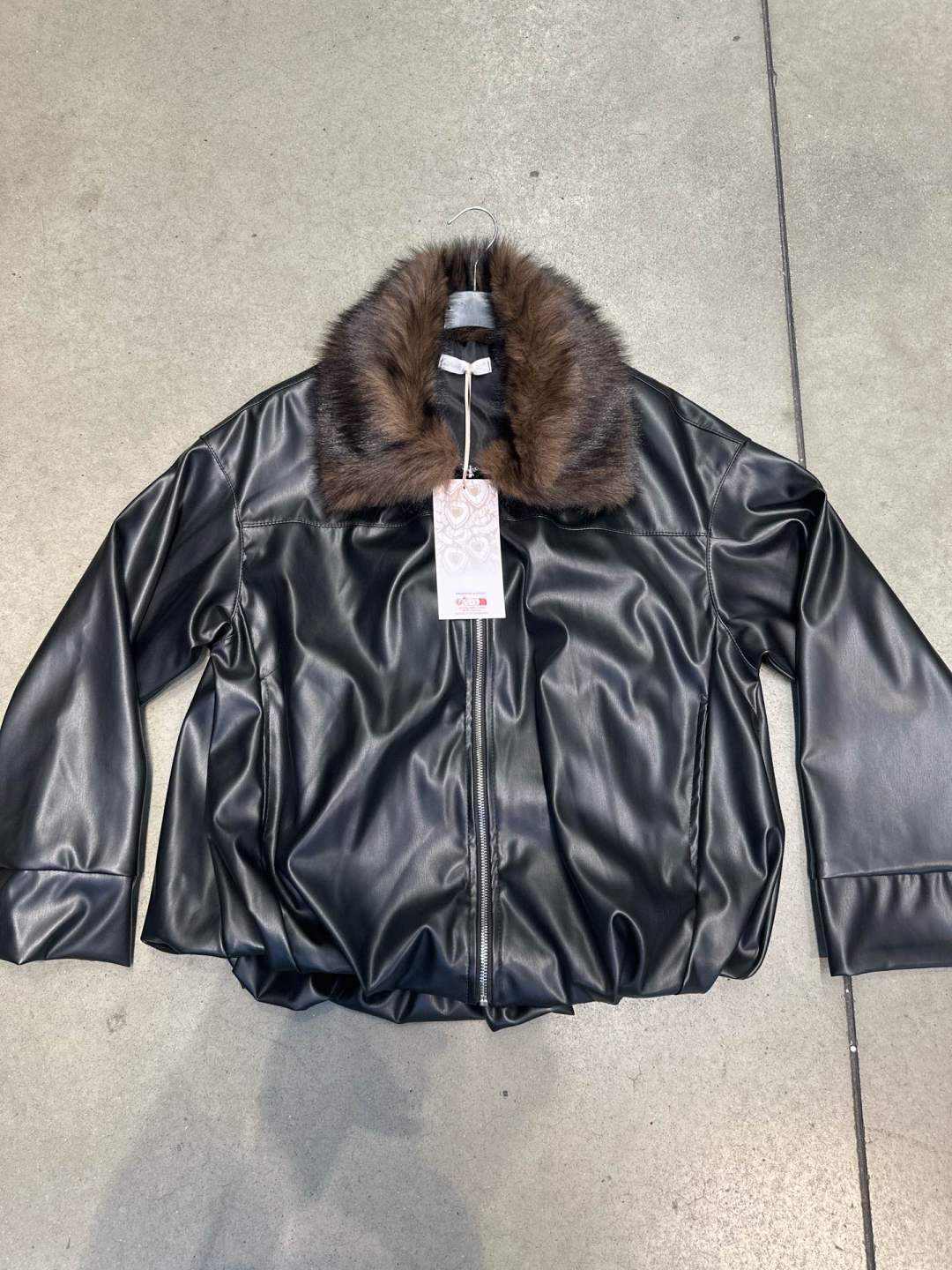 Oversize Jacket with Collar