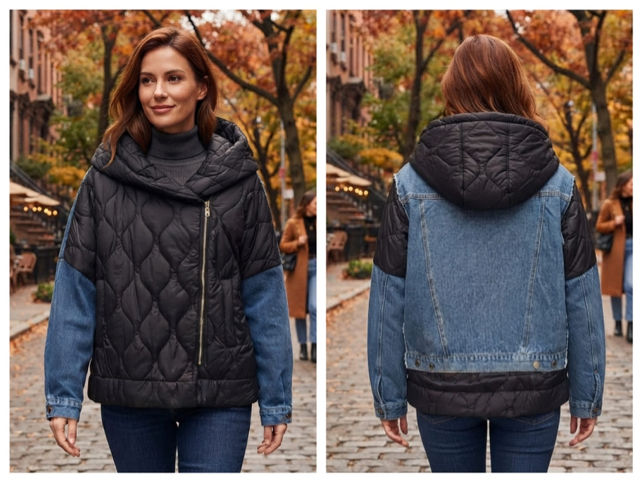 Quilted Hooded Jacket