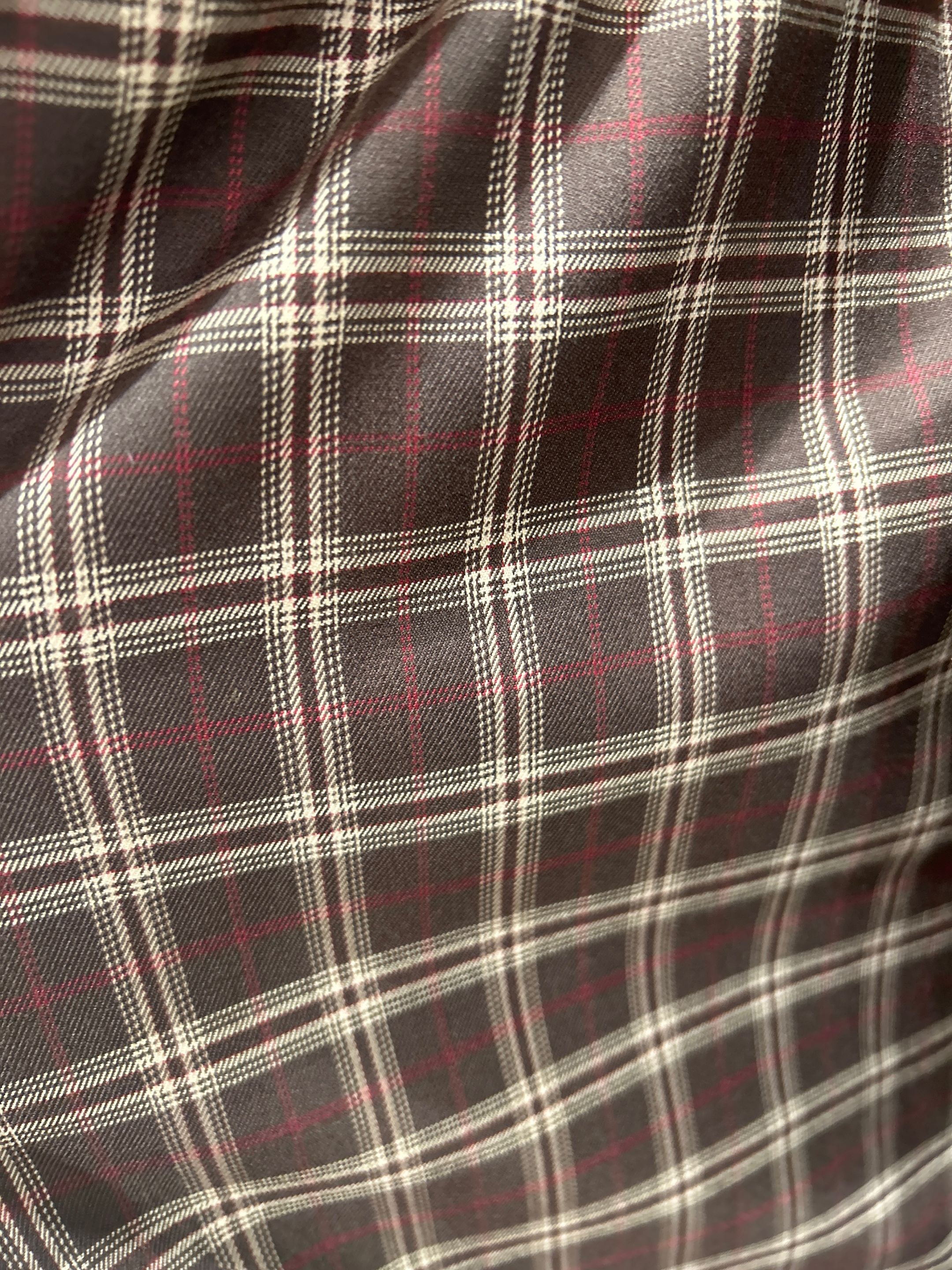 Pencil Skirt with Check Pattern