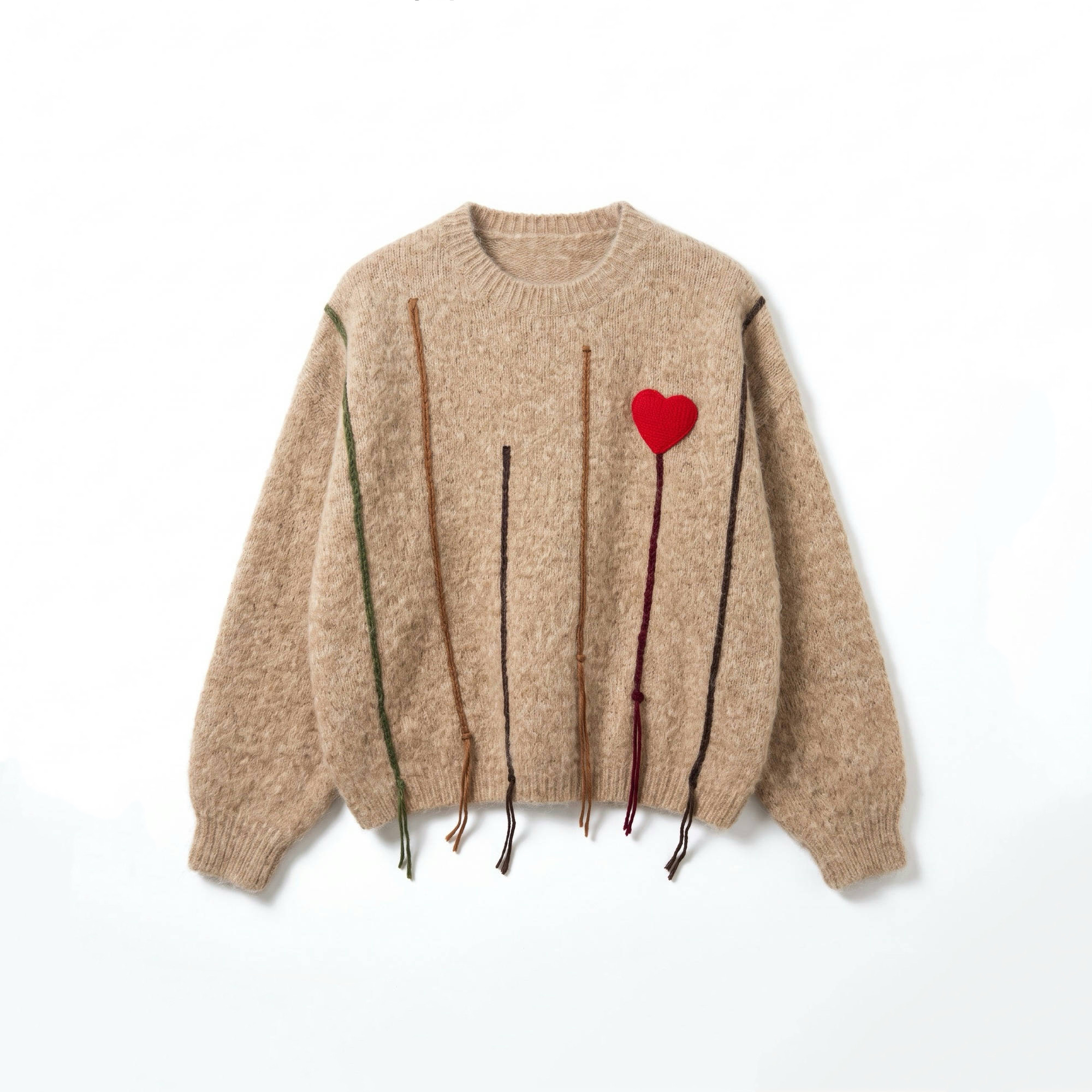 Oversized Sweater with Embroidery