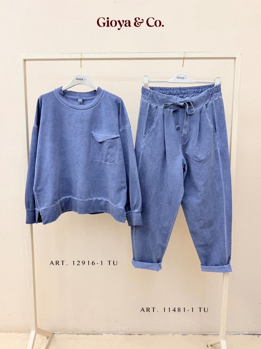 Relaxed Two-Piece Sweat Set