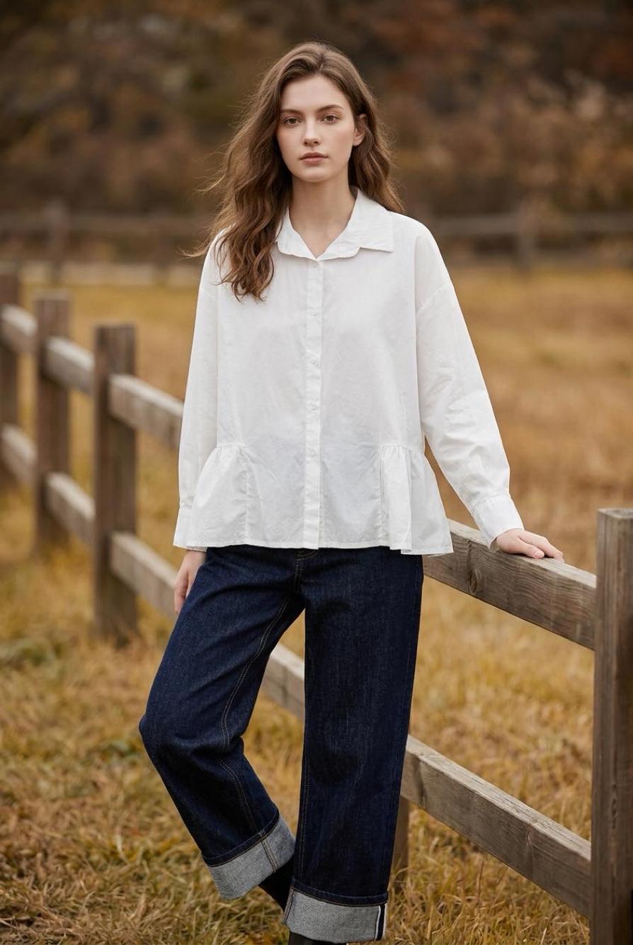 Relaxed Flared Shirt