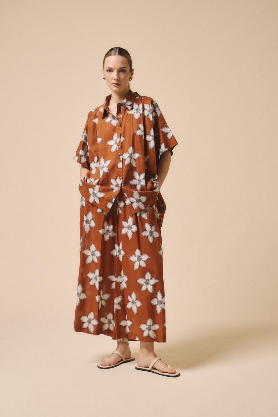 Wide Drawstring Palazzo Trousers
