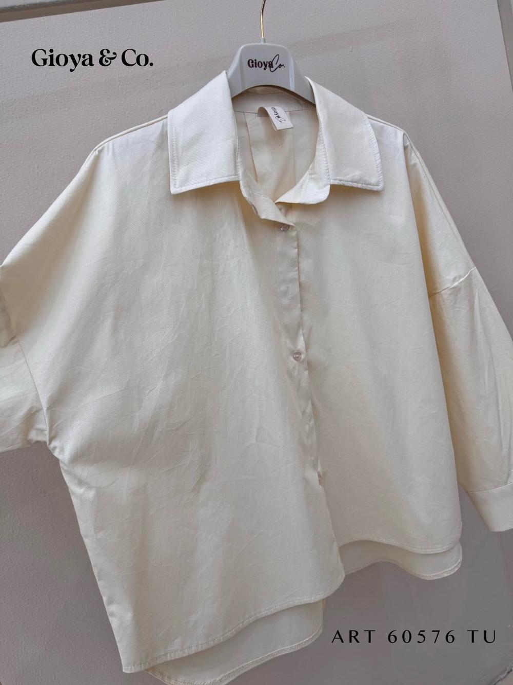 Oversize Shirt with Collar