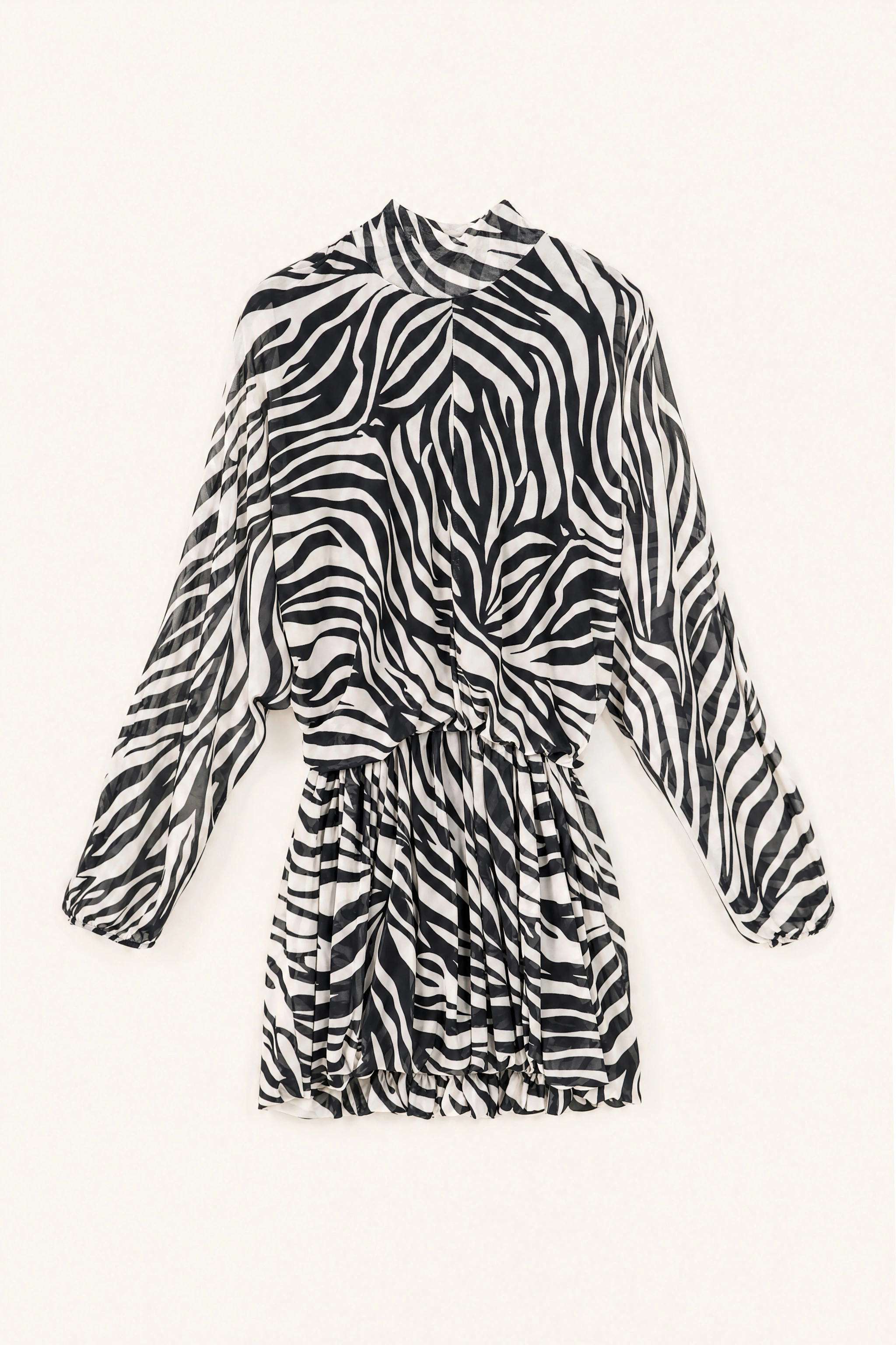 Mini Dress with Flounce