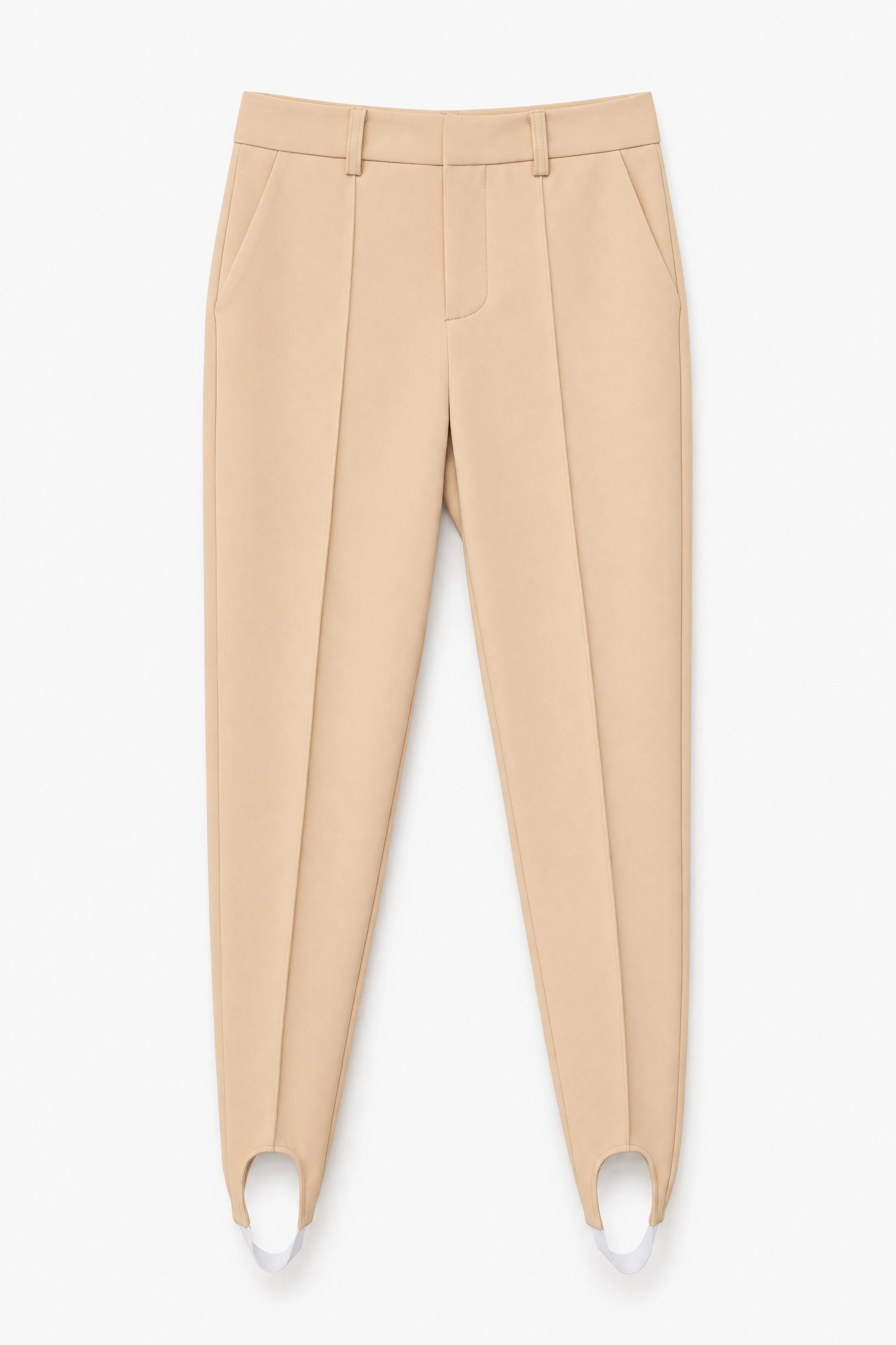 High-Waist Cigarette Trousers