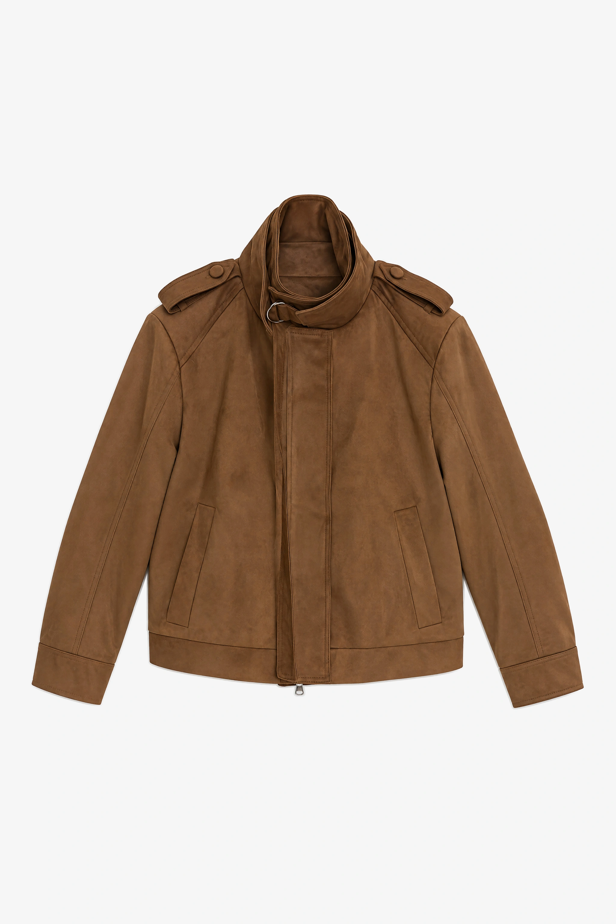 Short Faux-Leather Jacket
