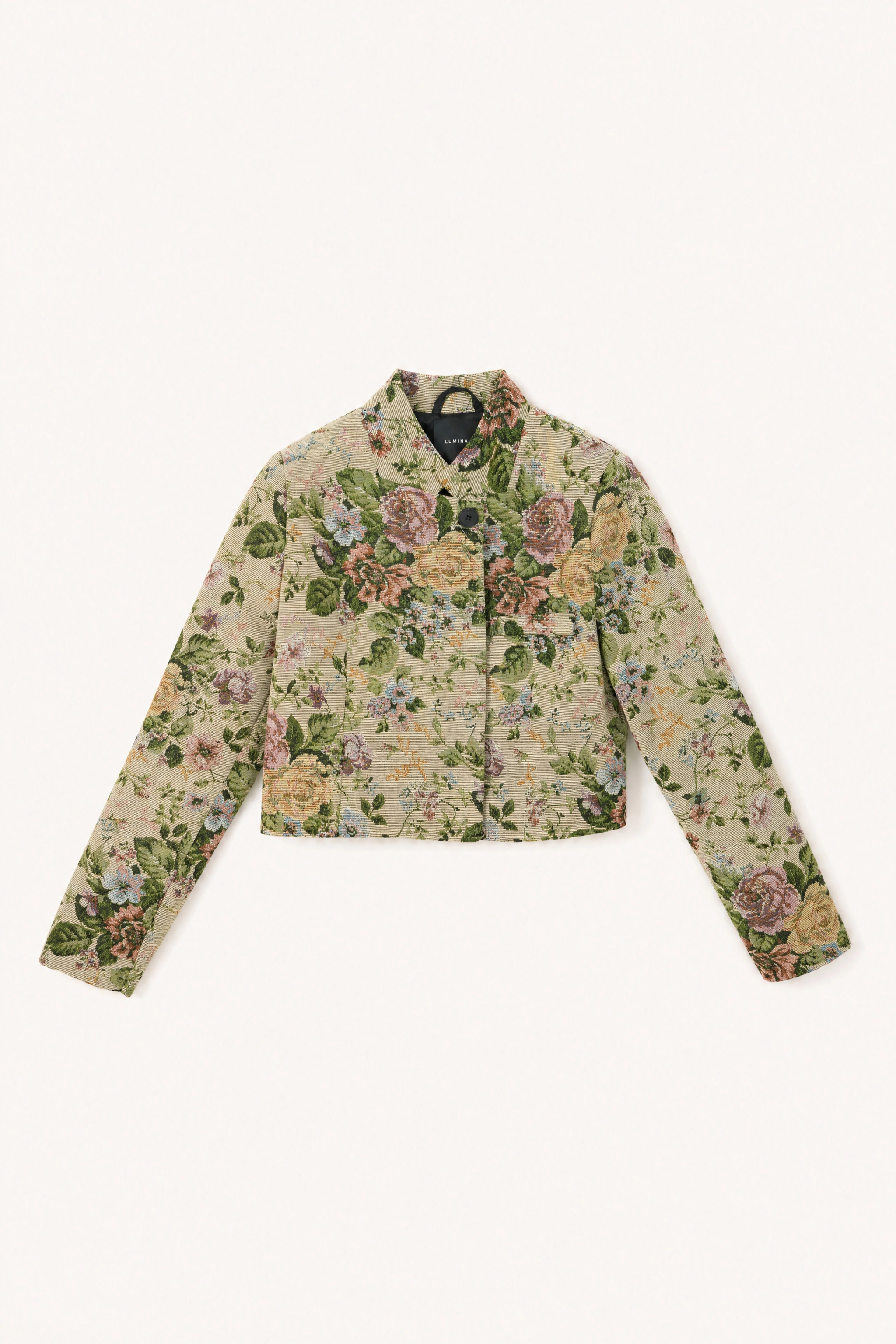 Cropped Floral Jacket