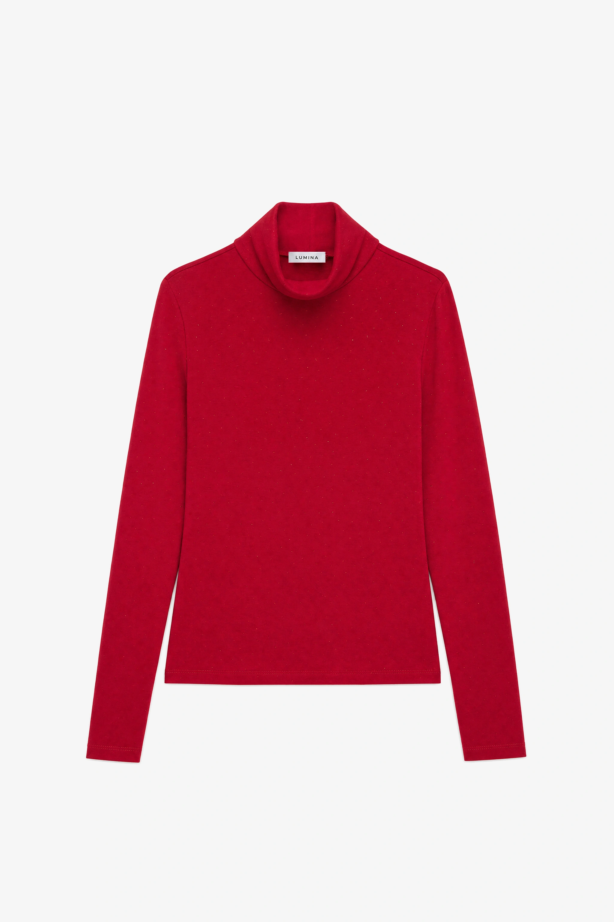 Fitted Turtleneck Top