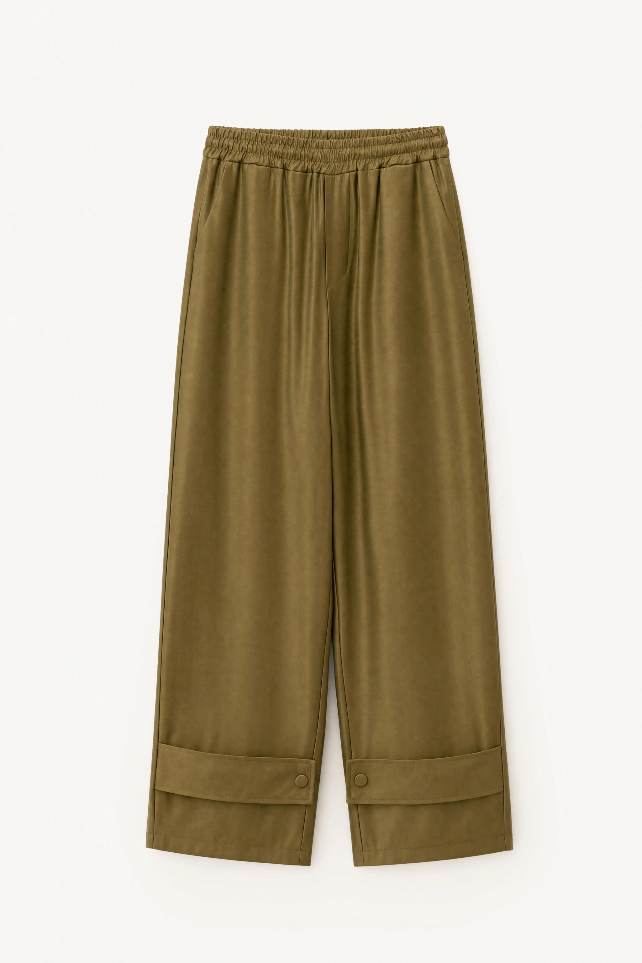 Satin Wide‑Leg Trousers
