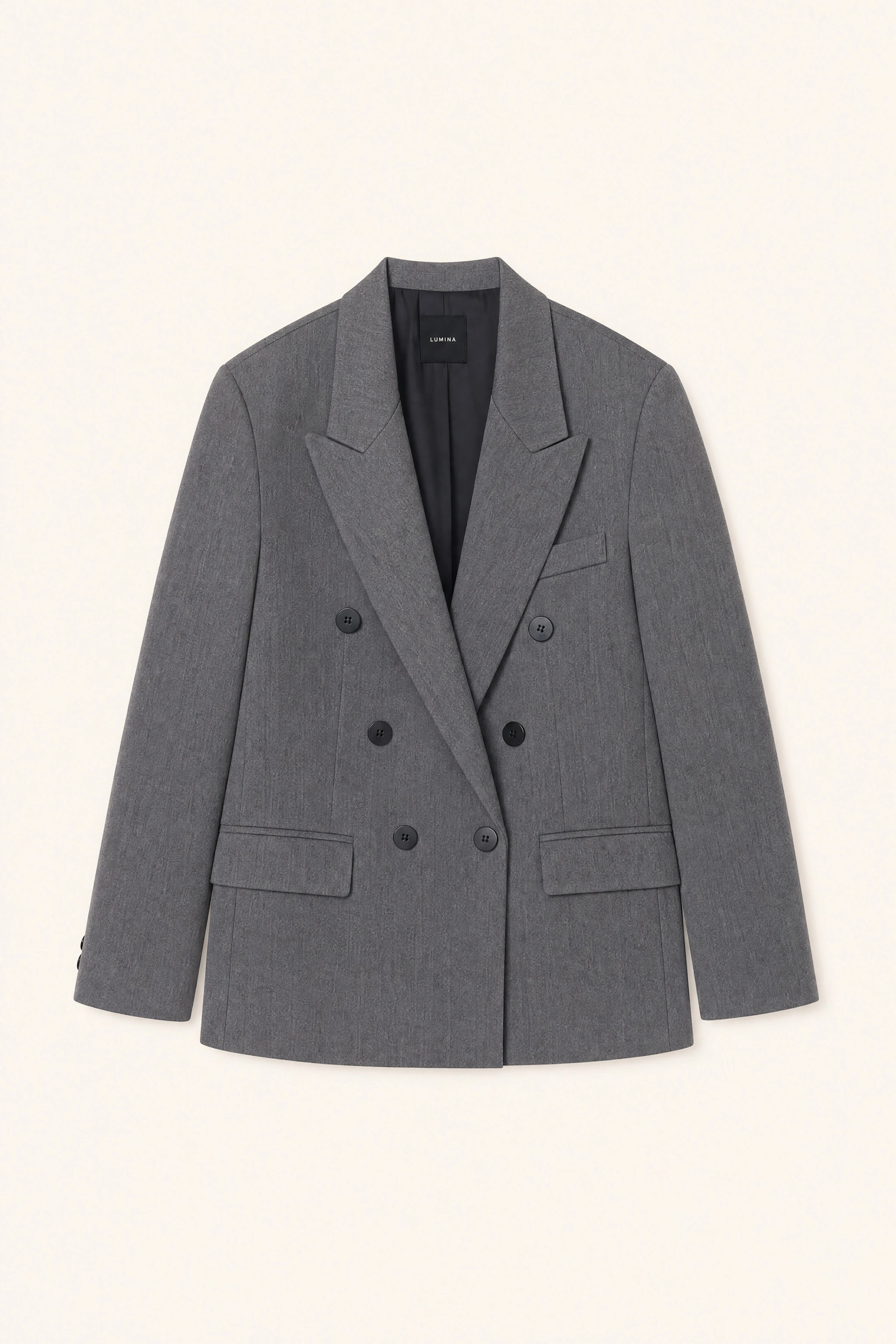 Tailored Blazer with Notched Lapels