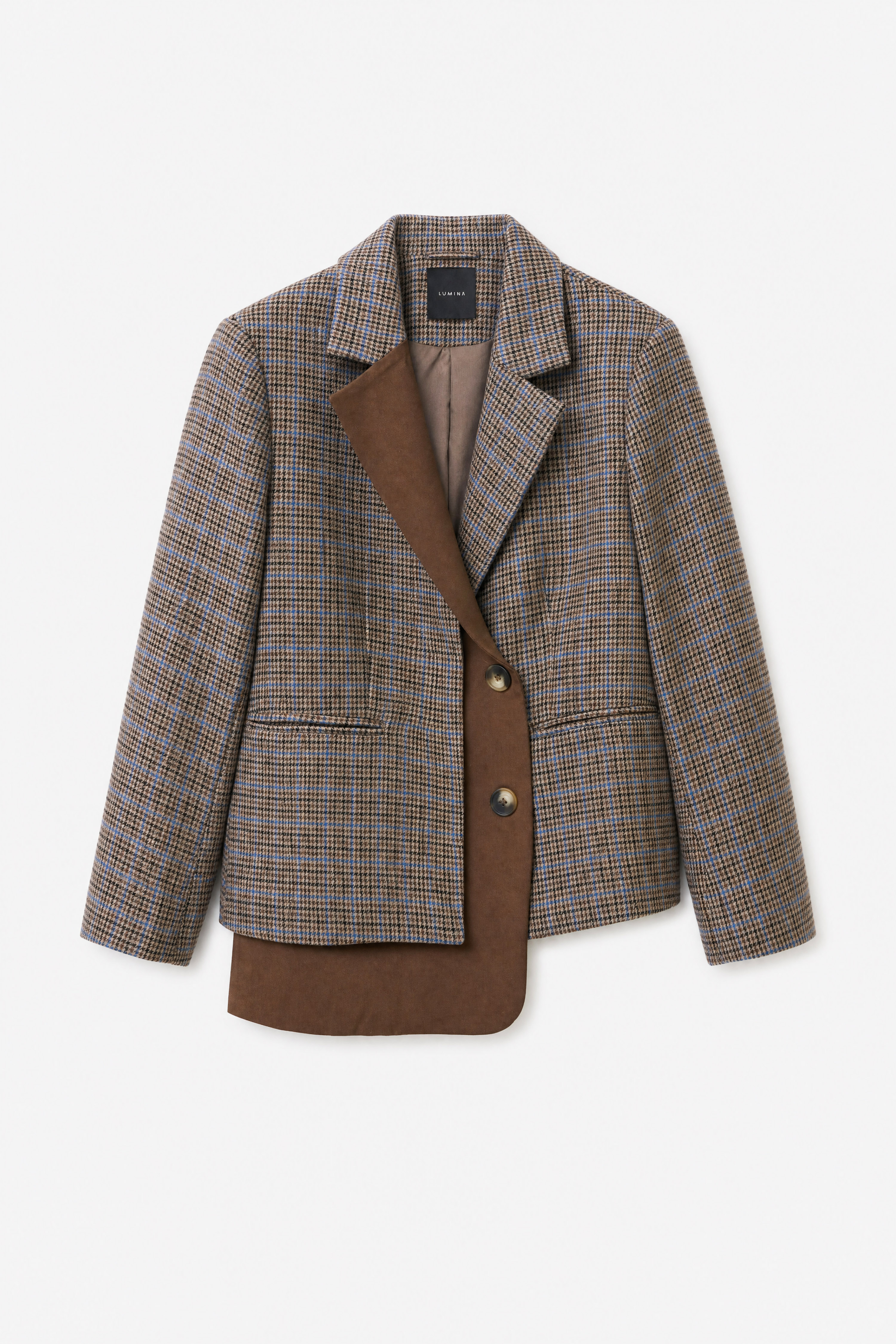 Tailored Checked Blazer