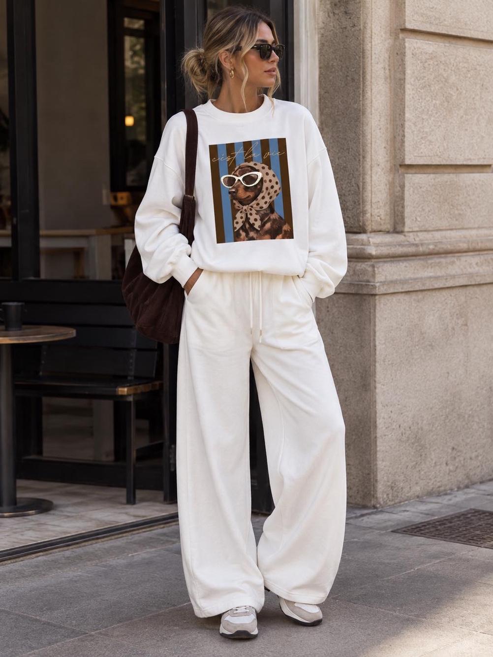 Relaxed Printed Sweatshirt