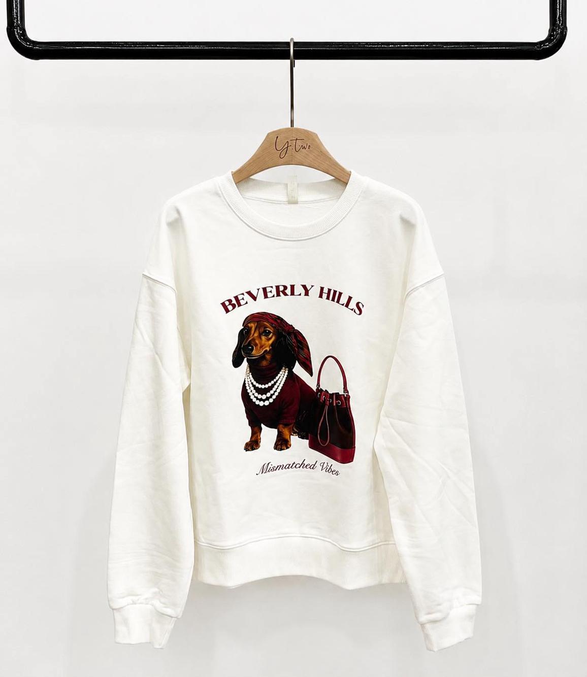 Relaxed Print Sweatshirt