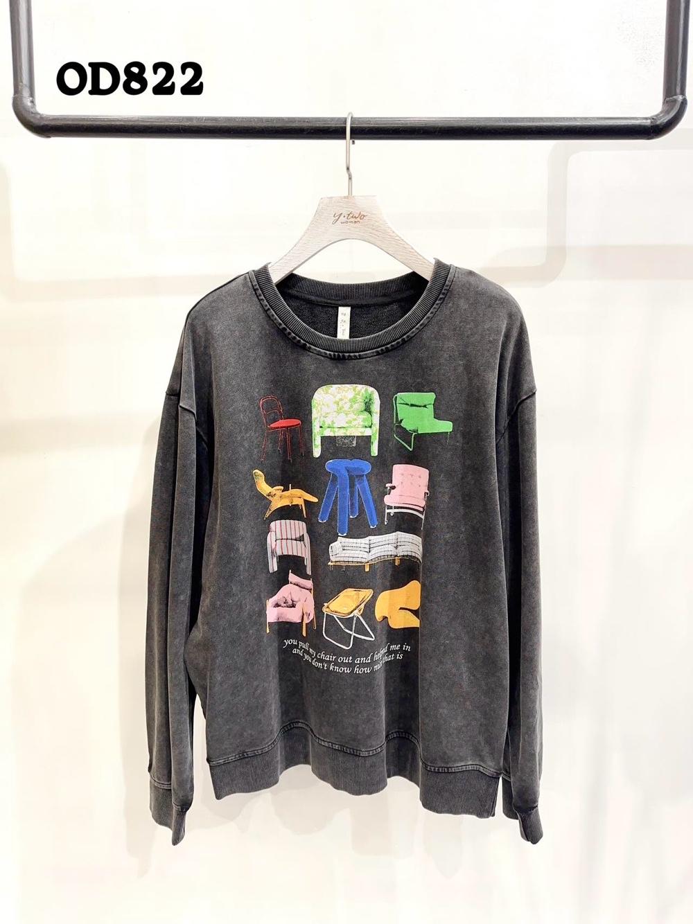 Oversized Printed Sweatshirt