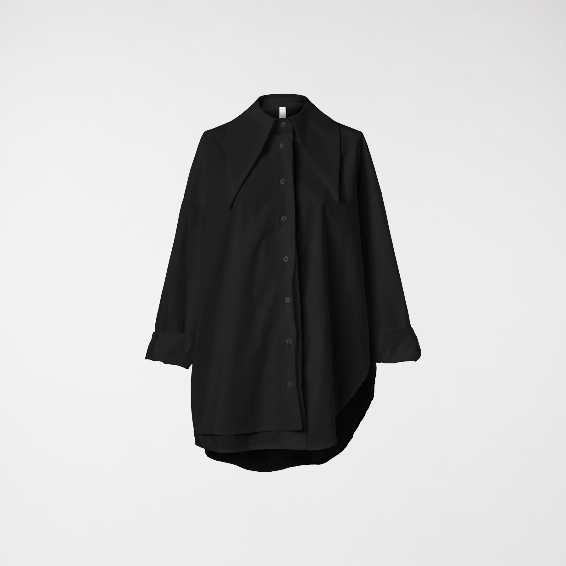 Oversized Shirt with Collar