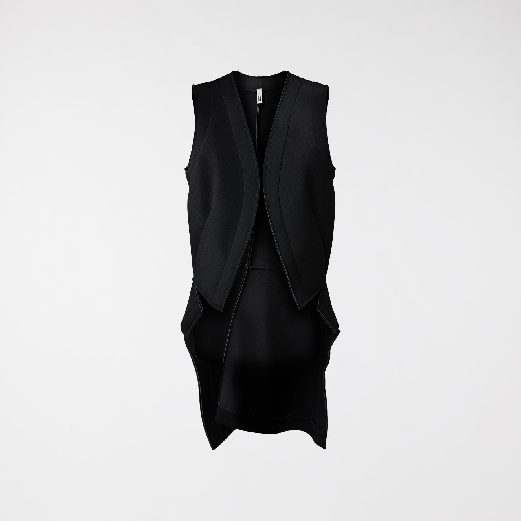 Asymmetrical Longline Vest